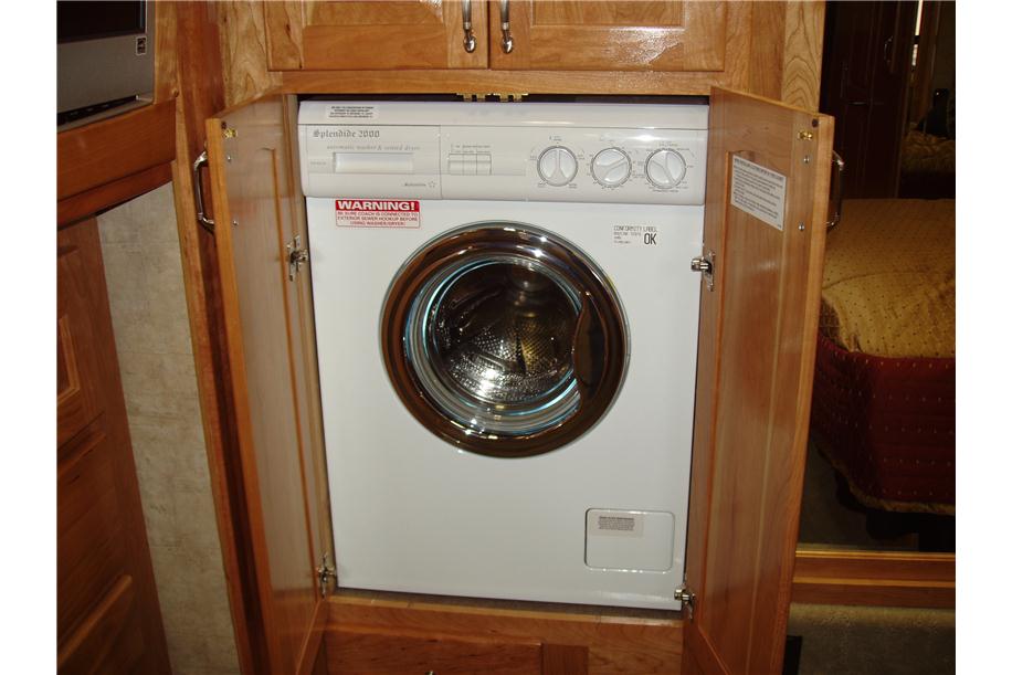 Custom washer cabinetry